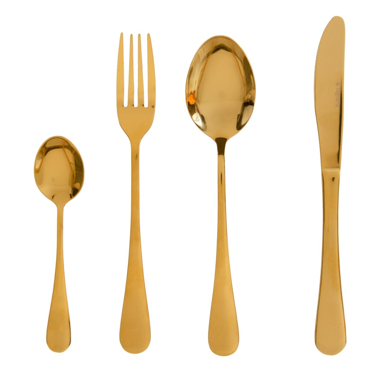Cutlery Golden Stainless steel 24 Pieces-0