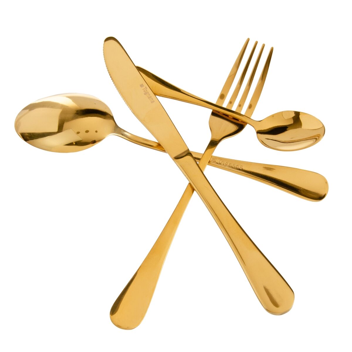 Cutlery Golden Stainless steel 24 Pieces-6