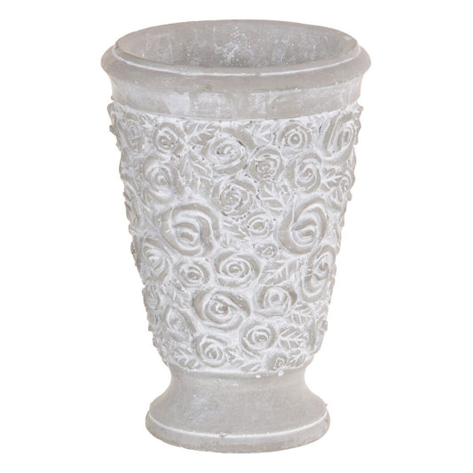 Planter Grey Cement 15,5 x 15,5 x 23 cm-0