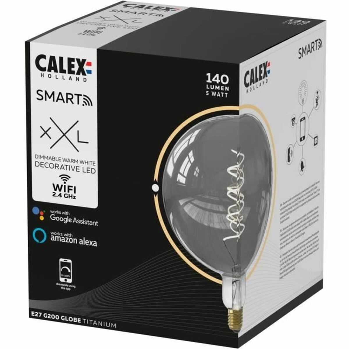 LED lamp Calex G 6 W-3