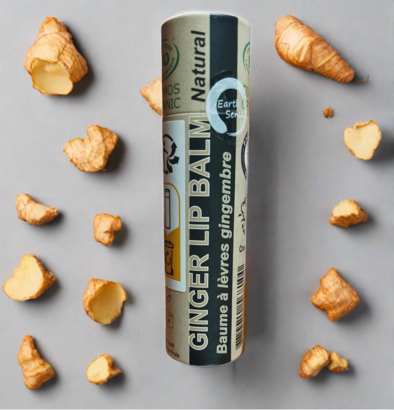 Organic Ginger Lip Balm 15ml-0