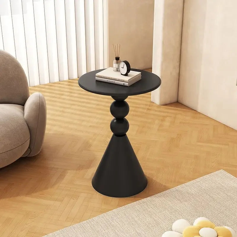 Black Style Iron Art Side Table-1