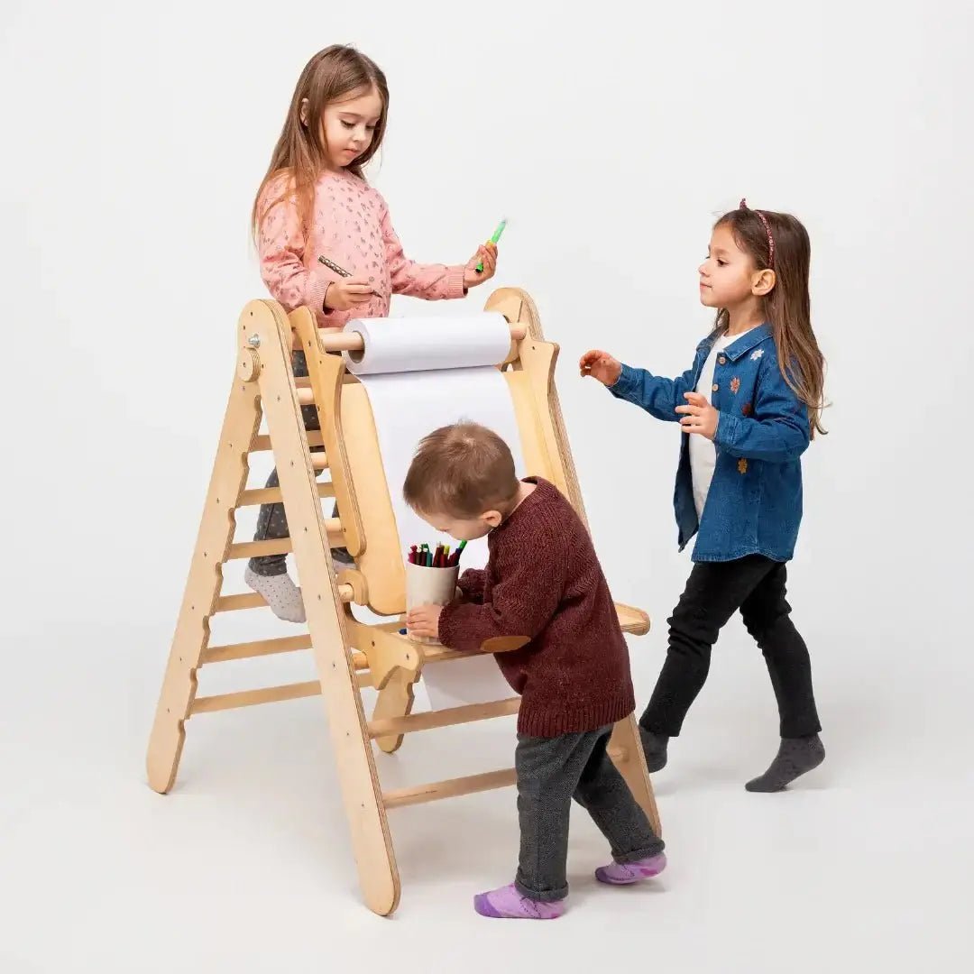 Easel with high chair - perfect for indoor climbing & painting-3