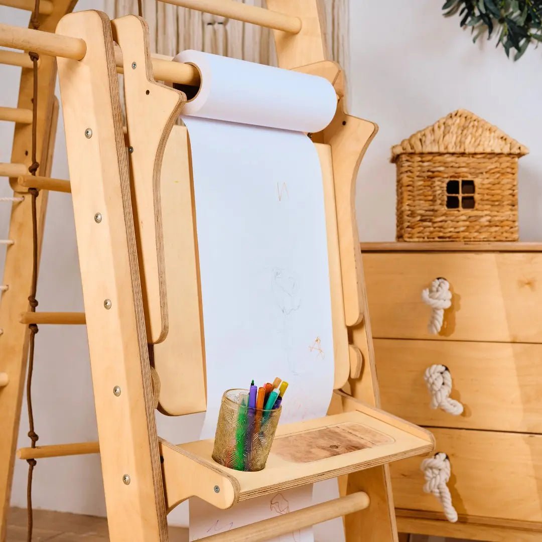 Easel with high chair - perfect for indoor climbing & painting-4
