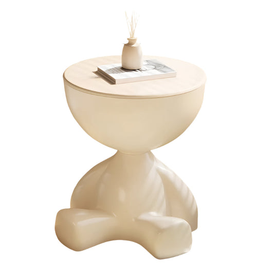 Side Table with Removable Tray & Storage-0