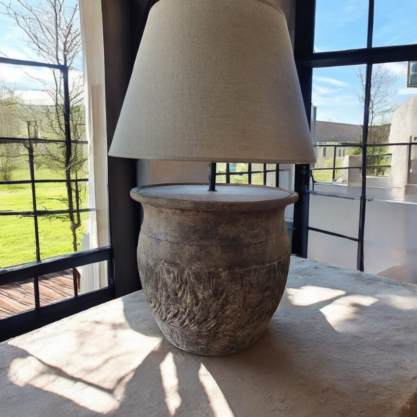 Terracotta no.RRL42 - ceramic table lamp-12
