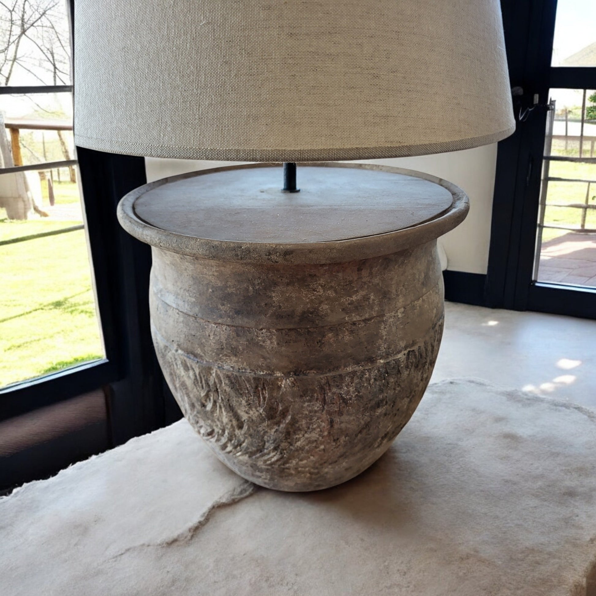 Terracotta no.RRL42 - ceramic table lamp-6