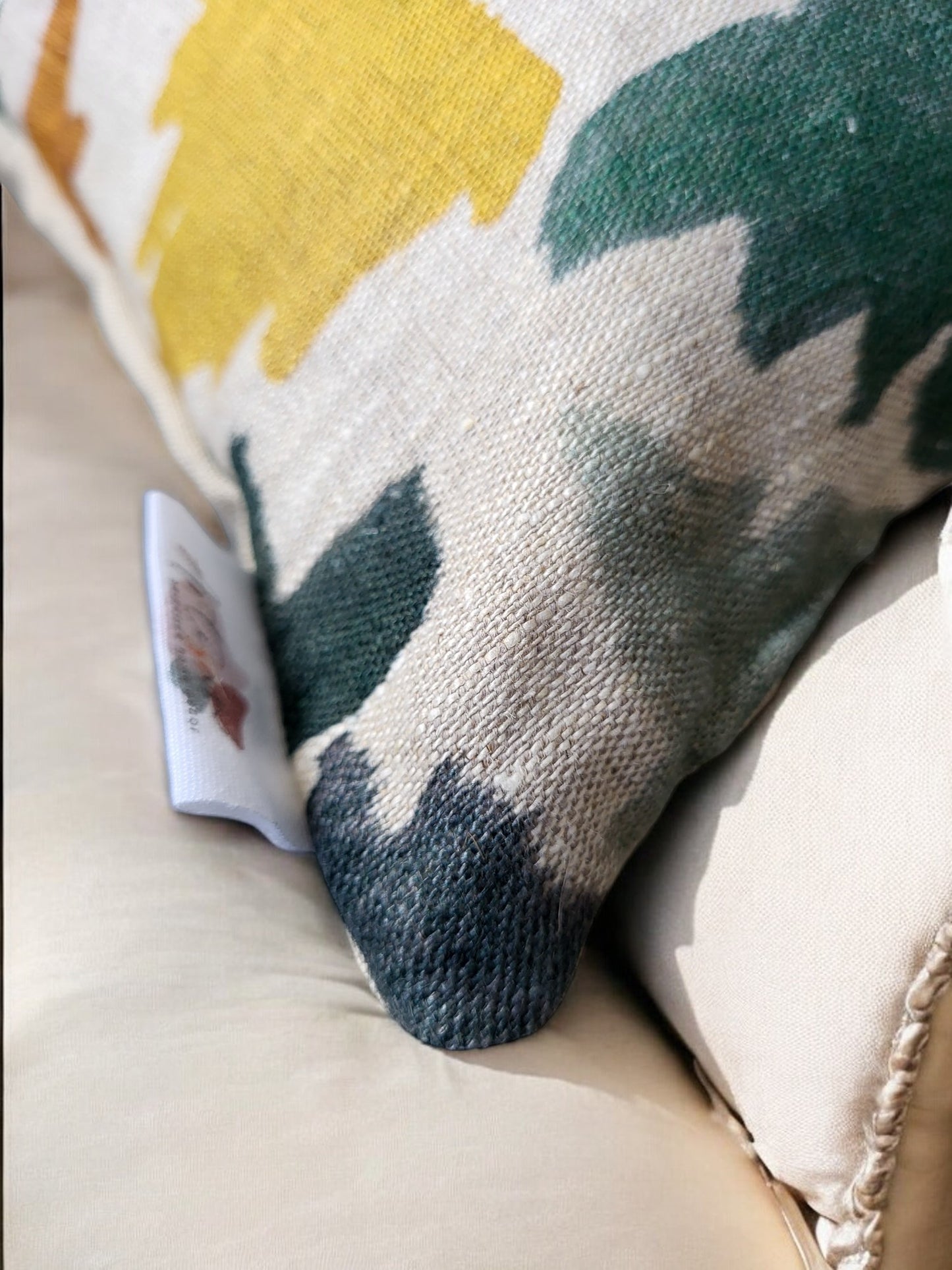 Minimal Vivid Linen cushion cover-2
