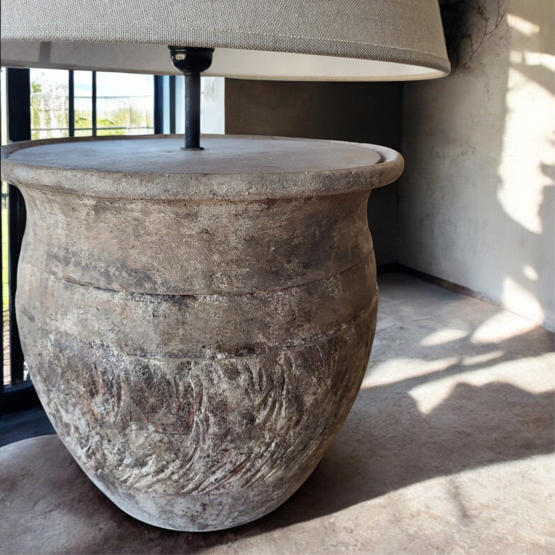 Terracotta no.RRL42 - ceramic table lamp-2