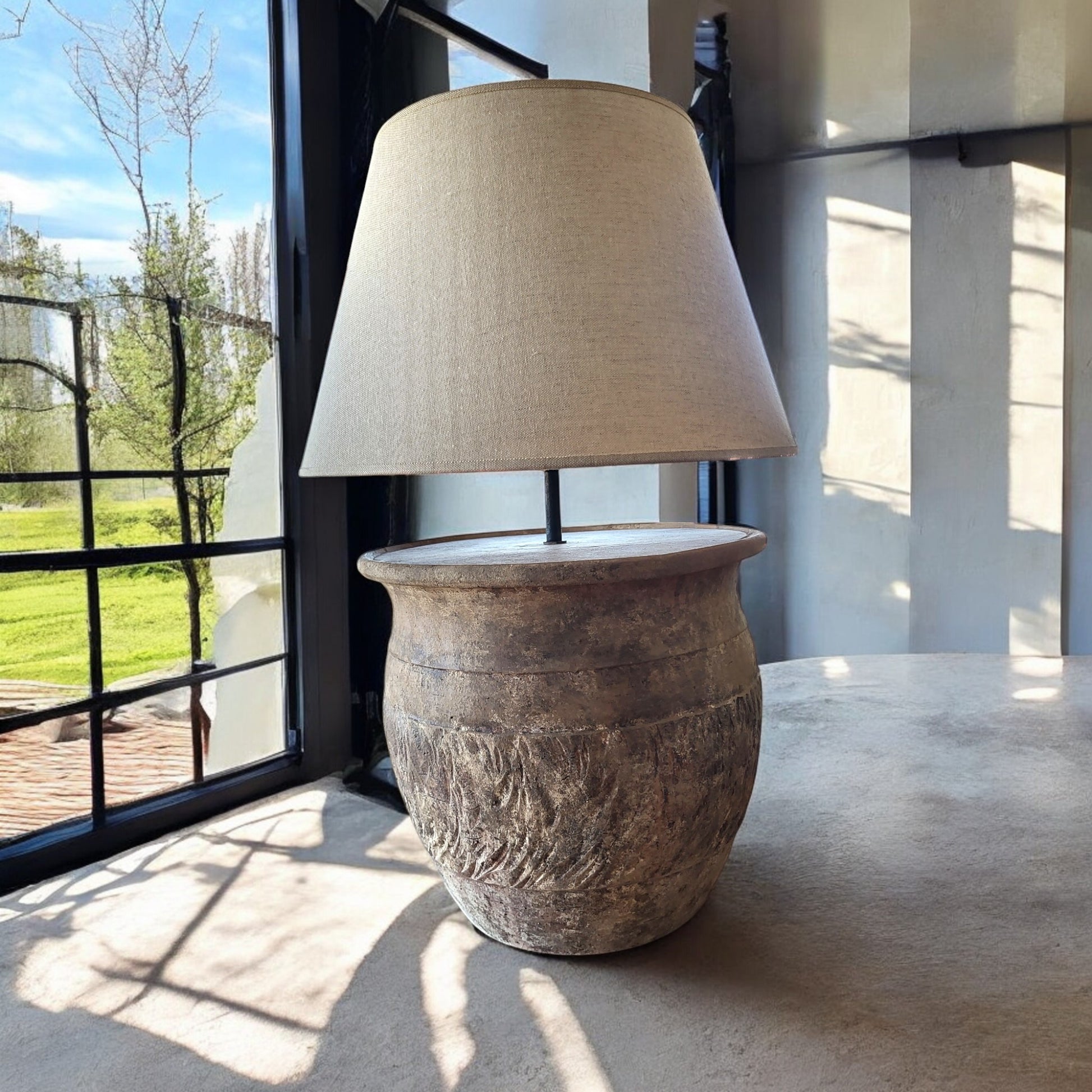 Terracotta no.RRL42 - ceramic table lamp-3
