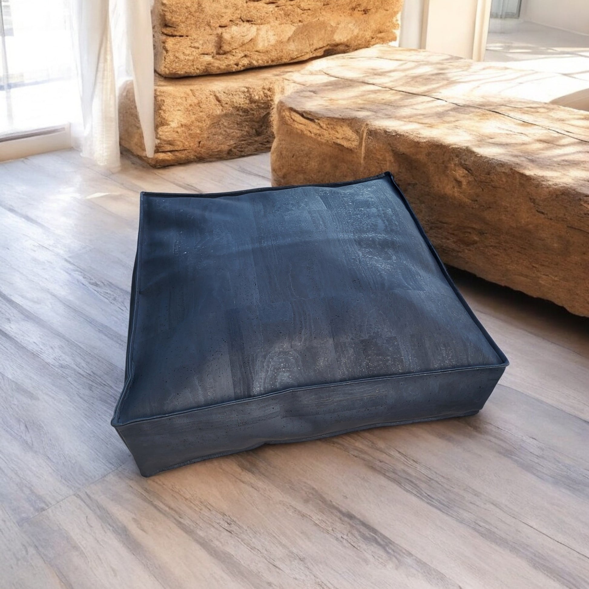 Majestic Blue | Cork Collection | Pouf & Floor cushion-9