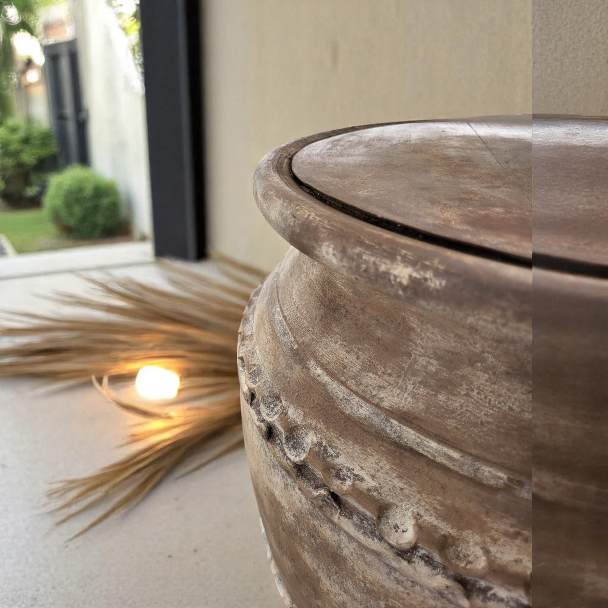 Gaze no.737 - Terracotta table lamp-7
