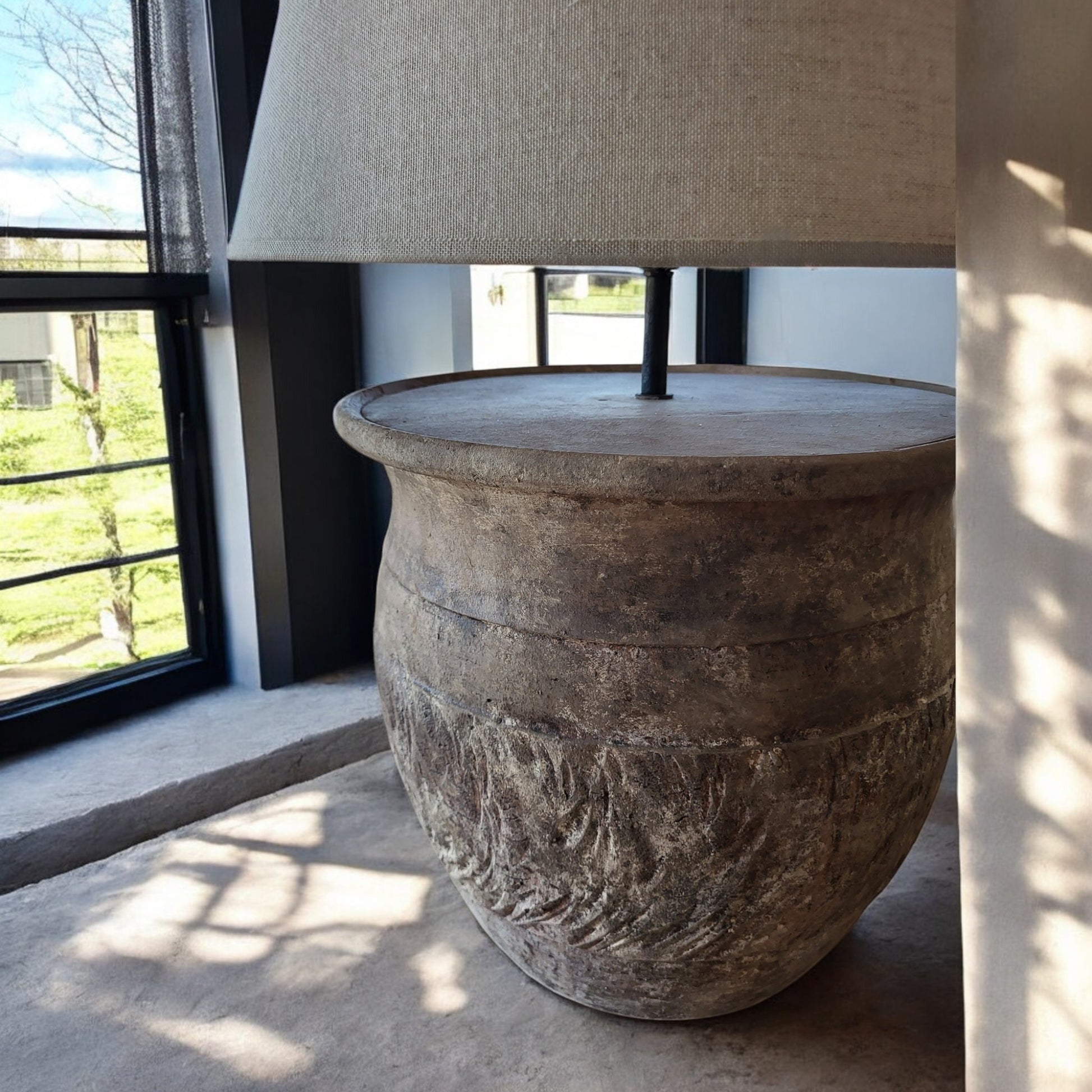 Terracotta no.RRL42 - ceramic table lamp-11