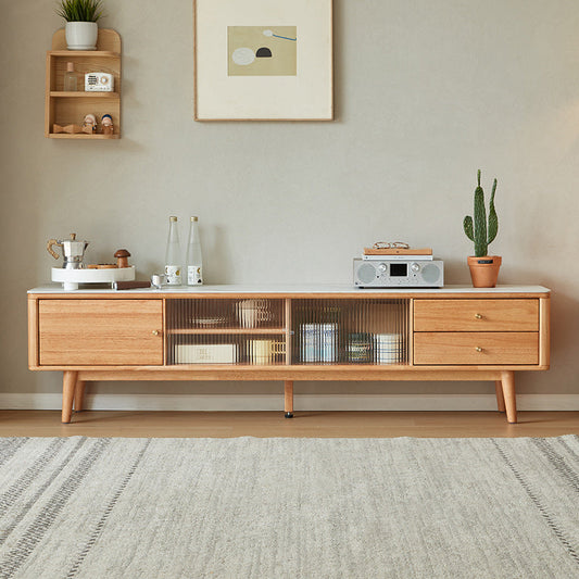 Four Season White Entertainment Unit TV Console-0