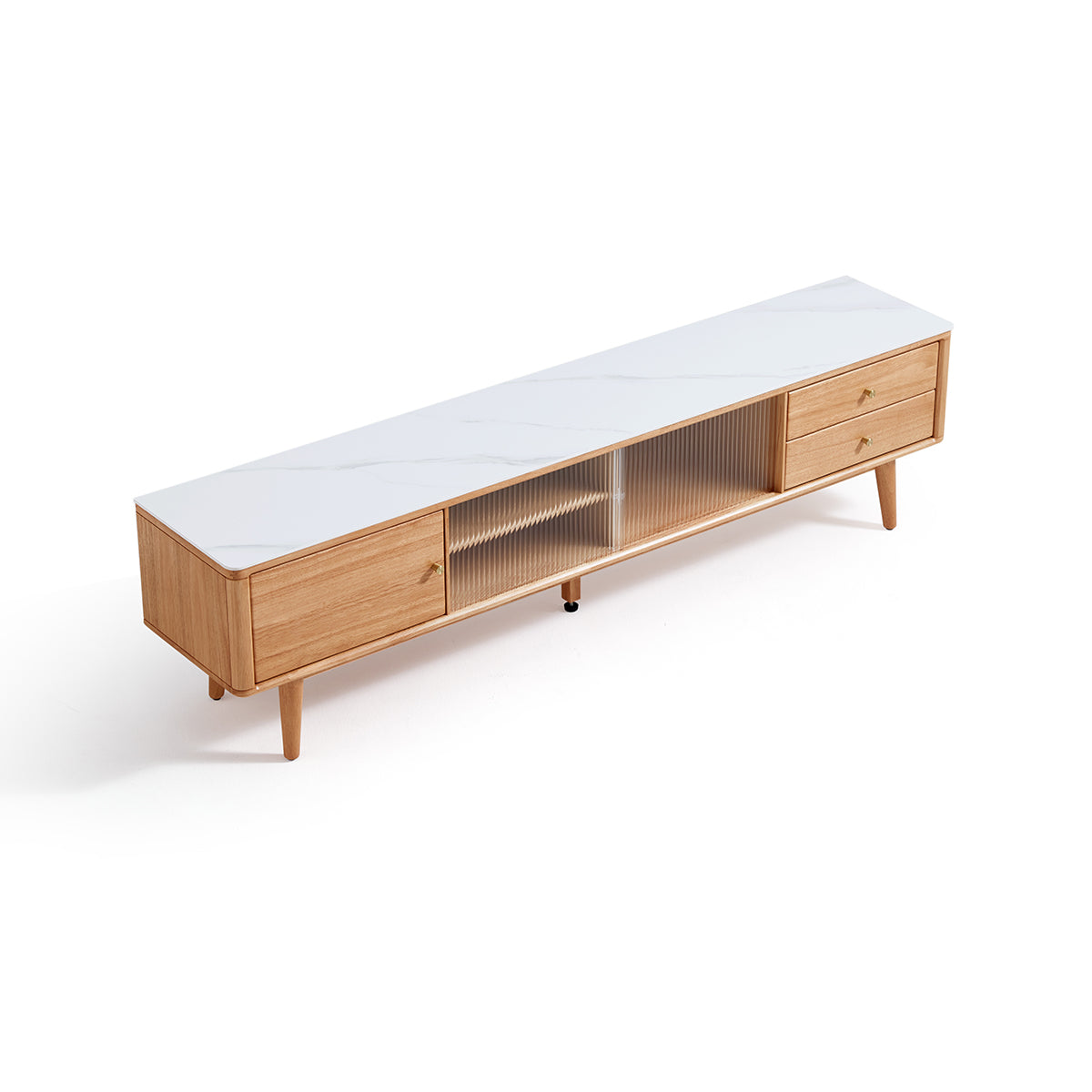 Four Season White Entertainment Unit TV Console-4
