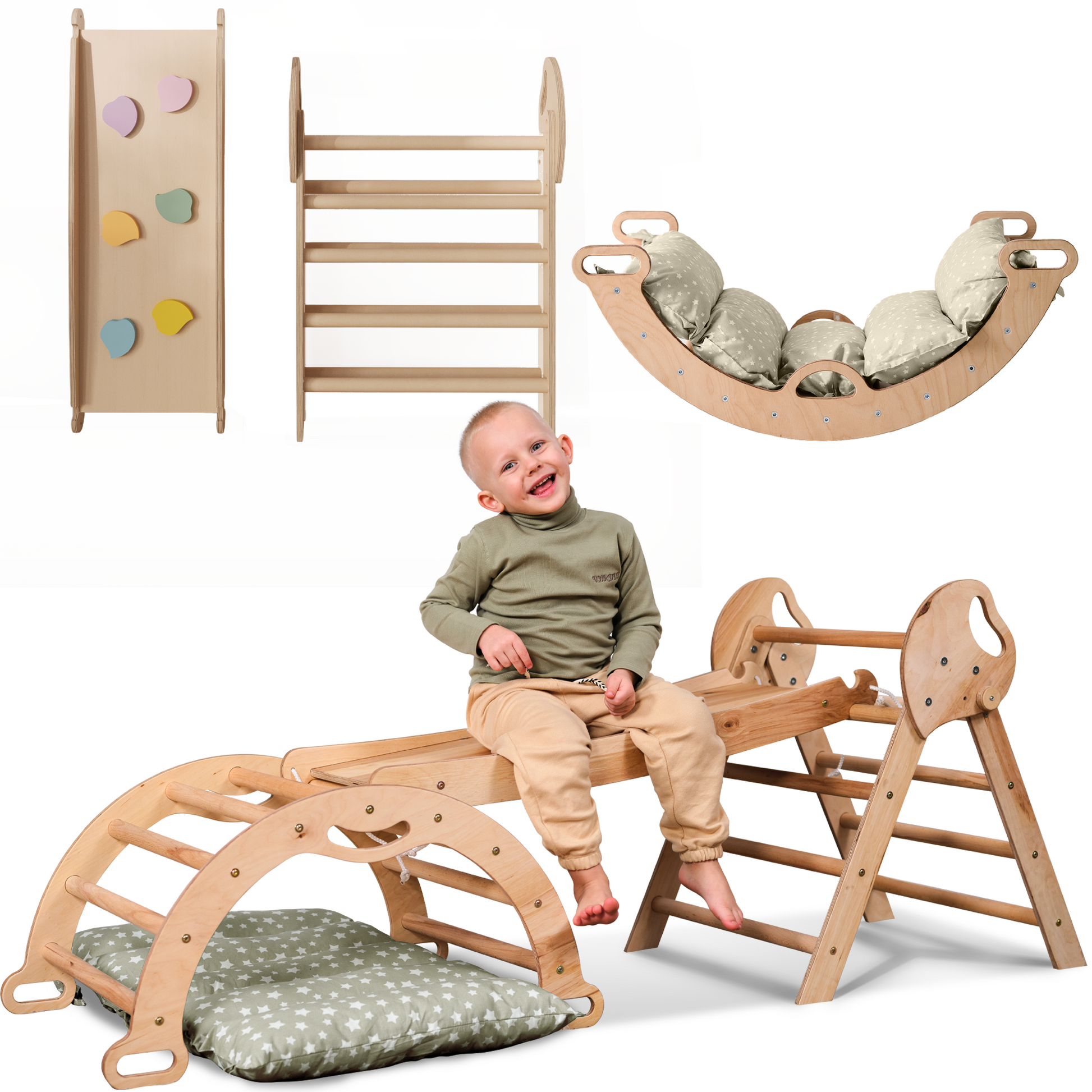 4 in 1 Climbing triangle for babies:-5