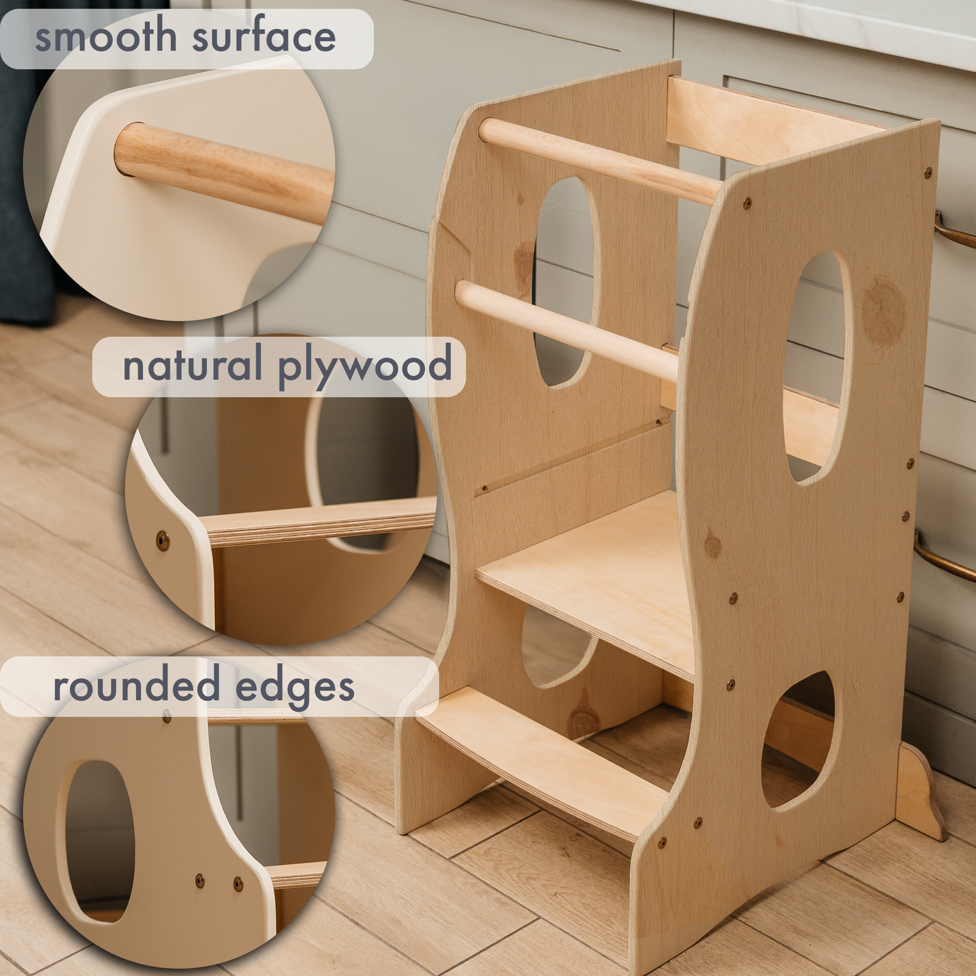 Stable Montessori learning tower-3