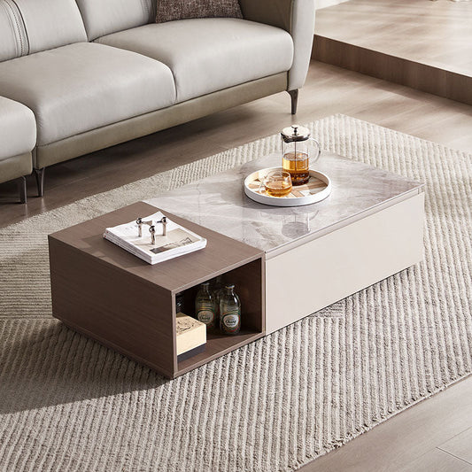 Modern Grey Coffee Table & Side Table Set-0