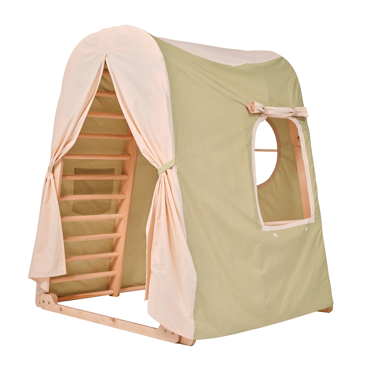 Play tent cover for indoor wooden playground-2