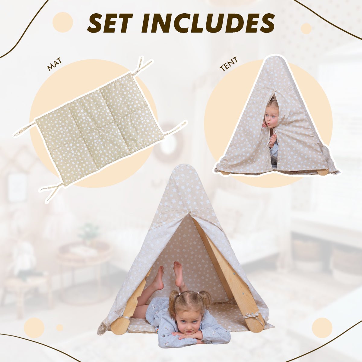 Tent and mat set -2