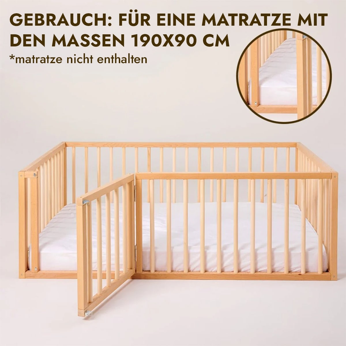 Montessori-Bodenbett für Kinder