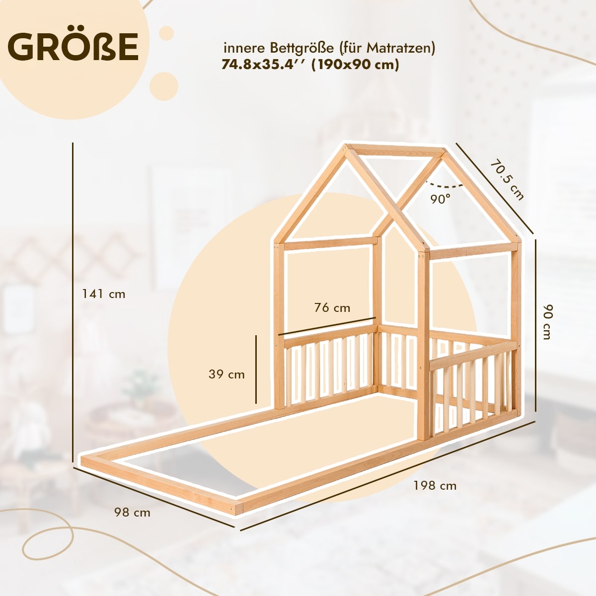Montessori Childs Bed -1
